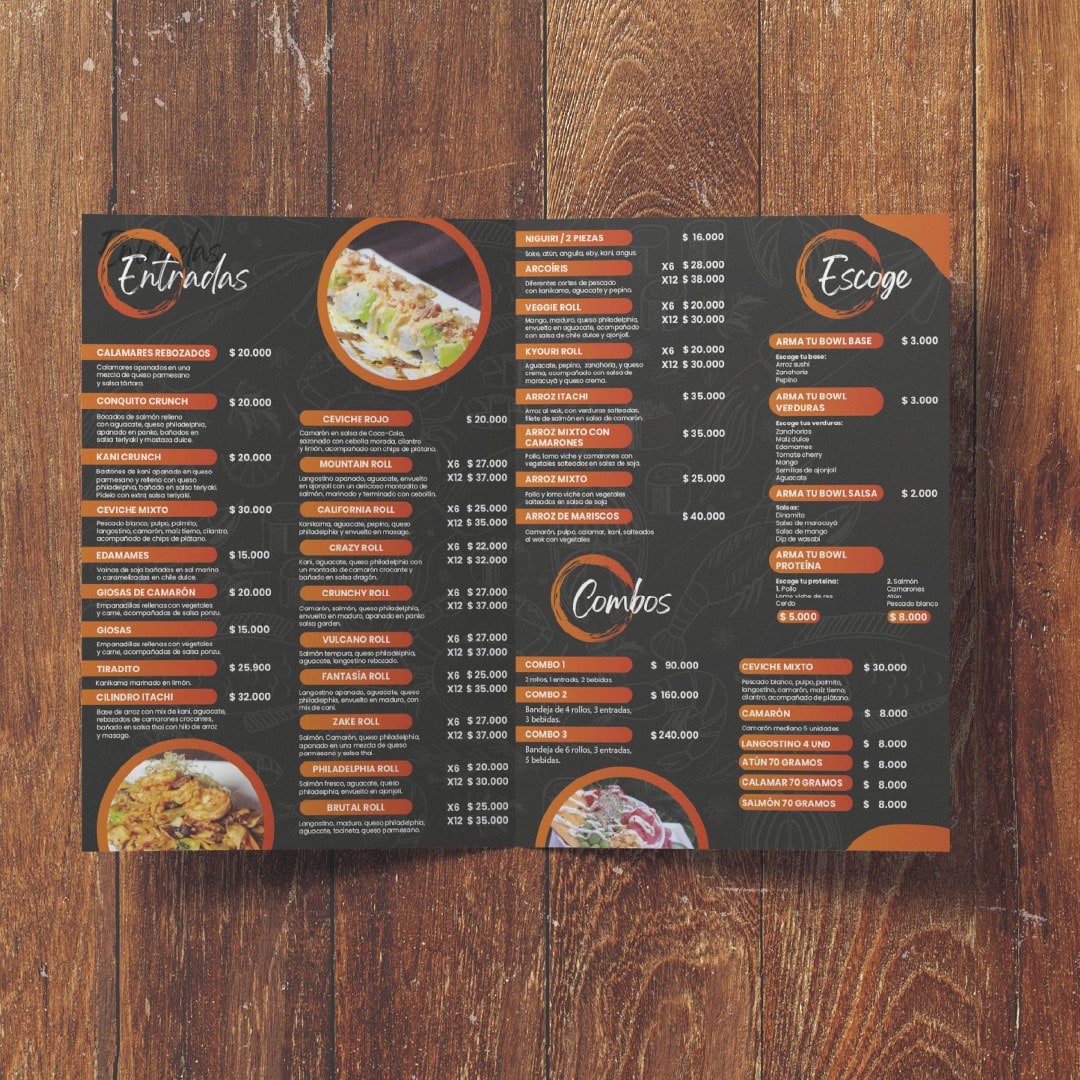 cartra menu